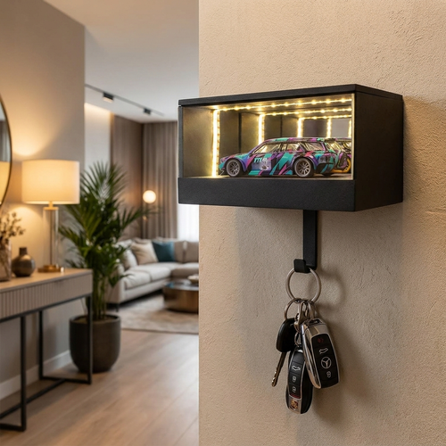 Key rack LED display, lifestyle