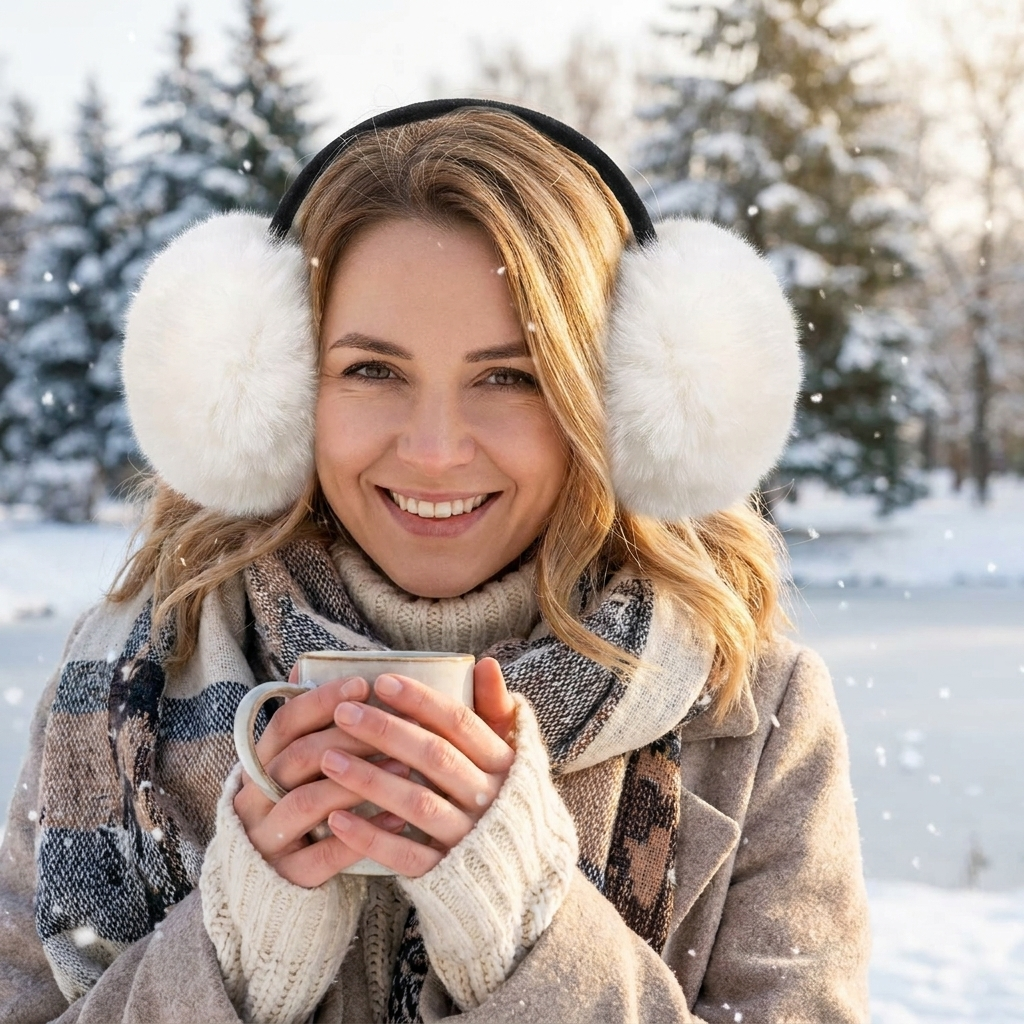 Earmuffs worn, lifestyle